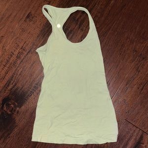 size 2 lululemon tank (light green)